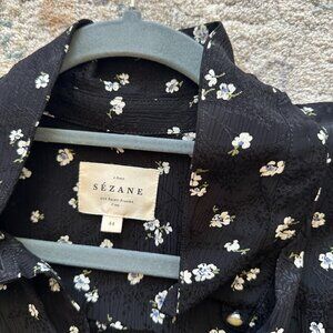 Sezane Leana Dress - Two Toned Jacquard